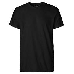 Neutral Mens Roll Up Sleeve T-Shirt, Größe:3XL, Farbe:Black von Neutral