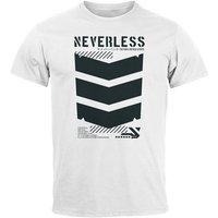 Neverless Print-Shirt Herren T-Shirt Techwear Trend Motive Japanese Streetstyle Military Fas mit Print von Neverless