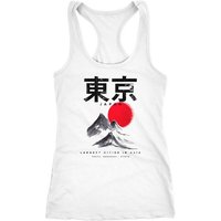 Neverless Tanktop Damen Tank-Top Tokyo Asia Berge Racerback Neverless® von Neverless