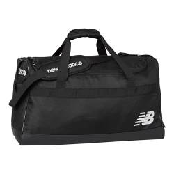 New Balance Unisex-Team-Reisetasche, klein und mittelgroß, lässige Reisetasche, Schwarz (Medium), M von New Balance