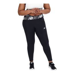 New Balance für Damen. WP21177 Strumpfhose 7/8 mit hoher Taille schwarz (S), Sportlich, Multisport, Recyceltes Polyester, Nachhaltig von New Balance