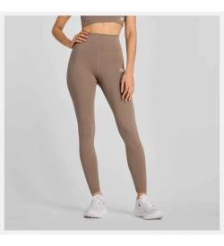 New Balance für Damen. WP41127 Leggings 27 Harmony High Rise braun (S), Sportlich, Schnee, Recyceltes Polyester, Nachhaltig von New Balance