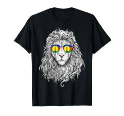 Sonnenbrille mit Löwen-Flagge von Neukaledonien Love New Caledonia Gifts T-Shirt von New Caledonia Flag Lion Shirts For Women Men Kids