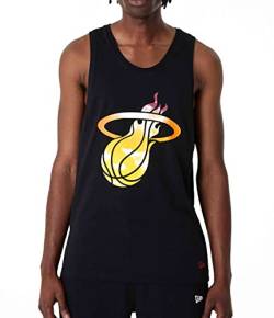 New Era - NBA Miami Heat Sky Print Tank Top Farbe Schwarz, Größe XXL von New Era