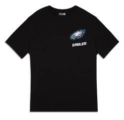 New Era NFL Logo Select T-Shirt Philadelphia Eagles black (DE/NL/SE/PL, Alphanumerisch, L, Regular, Regular) von New Era