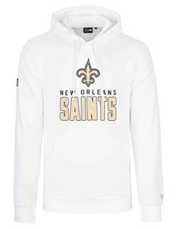 New Era - NFL New Orleans Saints Team Logo and Name Hoodie Farbe Weiß, Größe L von New Era