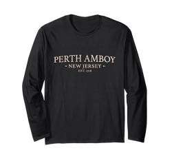 Perth Amboy New Jersey - Simple Perth Amboy NJ Langarmshirt von New Jersey Trading Op.