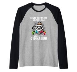 Level Complete Grundschule Next Level Gymnasium Faultier Raglan von Next Level Gymnasium Lustiges Gaming Geschenk