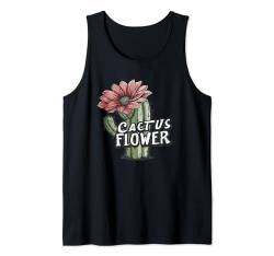 Blühender Kaktus Kostüm mit schöner Blume für Mann und Frau Tank Top von Nice Cactus Flower Outfit