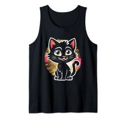 Cartoon Katze Urban Stylisch Katzen Tank Top von Niedlche Katzen Designs by xim