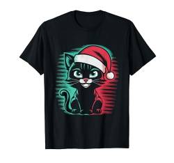 Cartoon Weihnachten Katze Urban Stylisch Katzen T-Shirt von Niedlche Katzen Designs by xim