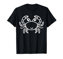 Humor Tiere Krabben minimalistisch einfach Krabbe T-Shirt von Niedliche Krabbentiere, lustiges Krabbengeschenk