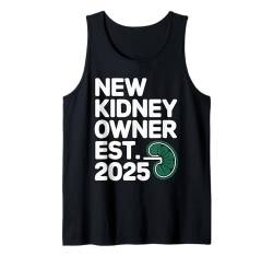 New Kidney Owner Est. 2025 Tank Top von Nierentransplantation Operation Organspender