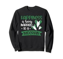 Nigerianische Flagge Sweatshirt von Nigerian Gifts for men and women