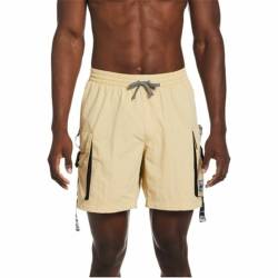 Herren Badehose Nike 7" Volley Short Beige - L von Nike