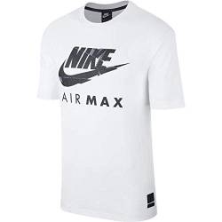 Nike Air Max kurzärmliges Herren-T-Shirt Gr. S, weiß von Nike