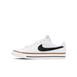 Nike Unisex Court Legacy Tennis Shoe, White Black Desert Ocher Gum Light Brown, 36 EU von Nike