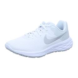 Nike Damen Revolution 6 Nn Laufschuh, White/Metallic Silver-Pure Pla, 38.5 EU von Nike