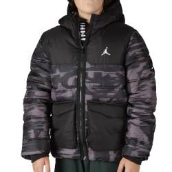 Nike Jordan Jungen Daunenjacke Faux Anthrazit, Grau / Schwarz, 8-10 Anni von Nike