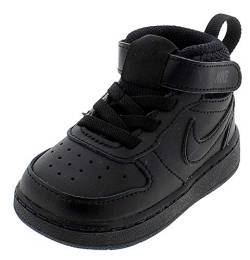 Nike Unisex Baby Court Borough Mid 2 (TDV) Sneaker, Schwarz, 25 EU von Nike