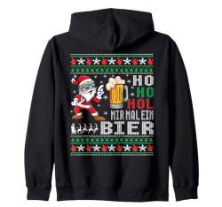 Lustiges Weihnachsoutfit Ugly Christmas Sweater Weihnachts Kapuzenjacke von Nikolaus Weihnachten Weihnachtsshirt Herren Damem