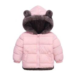 Bärenohren Jacke Kinder - Süßer Bär Kapuzenpullover,Weicher Kinder-Kapuzenpullover, modische Winterkleidung für den Winter, kaltes Wetter, Zuhause im von 1–4 Jahren von Niktule