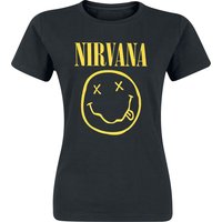 Nirvana T-Shirt - Logo - S bis XXL - für Damen - Größe XXL - schwarz  - Lizenziertes Merchandise! von Nirvana