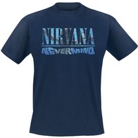 Nirvana T-Shirt - Nevermind - XXL - für Männer - Größe XXL - navy  - Lizenziertes Merchandise! von Nirvana