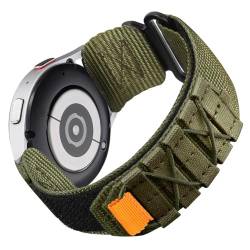 Nixiamy uhrenarmband 20mm 22mm Militärisches nylon Geflochten Ersatz Band mit Schnellverschluss Geeignet Robustes Ersatzband für Männer Großes Handgelenk von Nixiamy