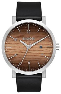 Nixon Herren Analog Quarz Uhr mit Leder Armband A945-2457-00 von Nixon