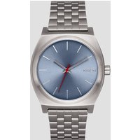 Nixon The Time Teller Uhr light gunmetal dusty blue von Nixon