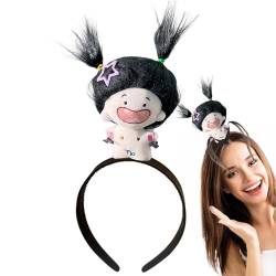 Nmkeqlos Puppen-Stirnband, Puppen-Haarband - Cartoon Plüsch Haarband Puppe Stirnband - Kinder-Haargummis, Haar-Accessoires, Puppen-Haar-Stirnbänder für Kinder, Mädchen, Kinder von Nmkeqlos