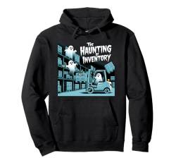 Der Spuk des Inventars. Logistik Halloween Pullover Hoodie von Noether Sym