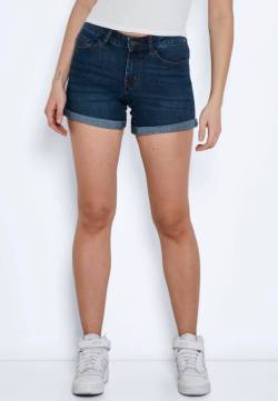 Noisy May - Be Lucy Medium Blue Denim - Shorts - Blau - XS - 78% Baumwolle, 20% Polyamid, 2% Elastan von Noisy May