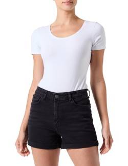 NOISY MAY Damen NMMONI HW DNM AZ360BL NOOS Shorts, Black, XS von Noisy may