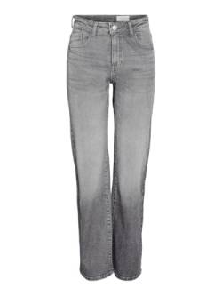 NOISY MAY Damen Nmyolanda Nw Wide Jeans Az371dg FWD Noos Hose, Dark Grey Denim, 30W / 30L EU von Noisy may