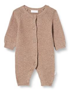 Noppies Baby Unisex Baby Playsuit Monrovia long sleeve Overalls, Taupe Melange-P757, 74 von Noppies