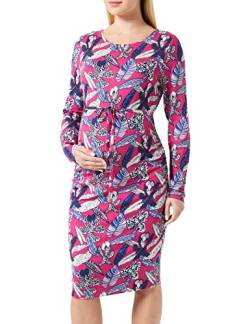 Noppies Damen Dress Austin Long Sleeve All Over Print Kleid, Fuchsia Red - N047, 40 EU von Noppies