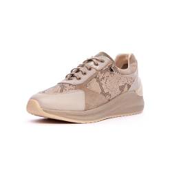 Nordan Modische Sneaker Damen. Sportschuhe Damen aus Leder. Art. 000139 (beige 1099, 42) von Nordan