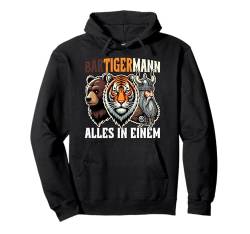 BÄRTIGERMANN Wikinger Bart Mann Tiger Lustige Sprüche Pullover Hoodie von Nordische Bärige Männer & Bärtige Wikinger