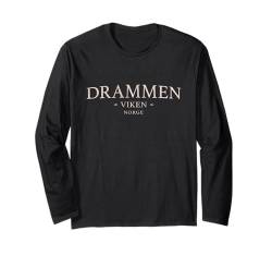 Drammen Norwegen - Simple Drammen Viken Norge Langarmshirt von Norge Trading Op.