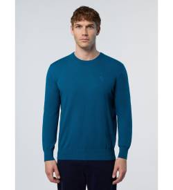 North Sails für Herren. 699773 Rollkragenpullover 12 Gg blau (M), Lässig, Bio-Baumwolle, Nachhaltig von North Sails