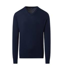 North Sails für Herren. 699774 Micro-Stripe Pullover navy (XS), Lässig, Polyamid, Marine von North Sails