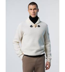 North Sails für Herren. 699821 Schal Toggles beige Pullover (L), Lässig, Wolle von North Sails