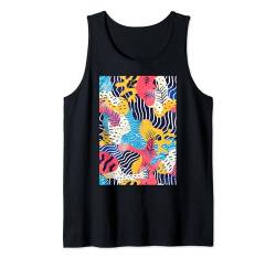 Vintage-Stil der 90er Jahre Musterkunst Tank Top von Nostalgic Arts 90s Retro Graphic