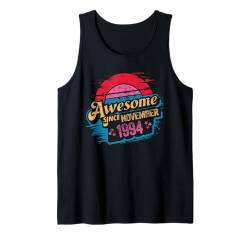 Fantastisch Seit November 1994 Geburtstag 1994 November Vintage Tank Top von November Birthday Awesome Since November Vintage