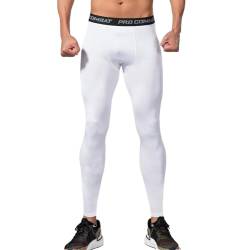 NuCamper Kompressionshose Herren Sport Leggings Lange Laufhosen Atmungsaktiv Funktionsunterhose für Männer Fitness Strumpfhosen Athletisches Training,Basketball von NuCamper