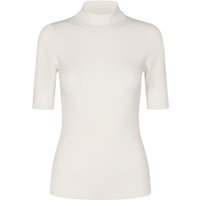 Nümph T-Shirt, Rippstruktur, Halbarm, für Damen, weiß, XS von Nümph