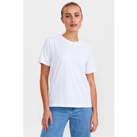 Nümph T-Shirt, Rundhals-Ausschnitt, für Damen, weiß, XXL von Nümph