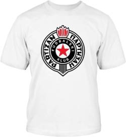 Partizan Belgrade T-Shirt Shirtblaster White M von Nuotare